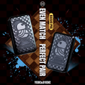 YEDC × 01EDC Mechanical Fidget Slider – Pig & Rooster Chess Edition