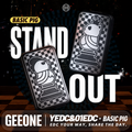 YEDC × 01EDC Mechanical Fidget Slider – Pig & Rooster Chess Edition
